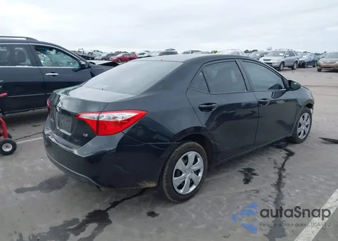 2015 Toyota Corolla Le из США, поврежденный, VIN 5YFBURHE5FP337750